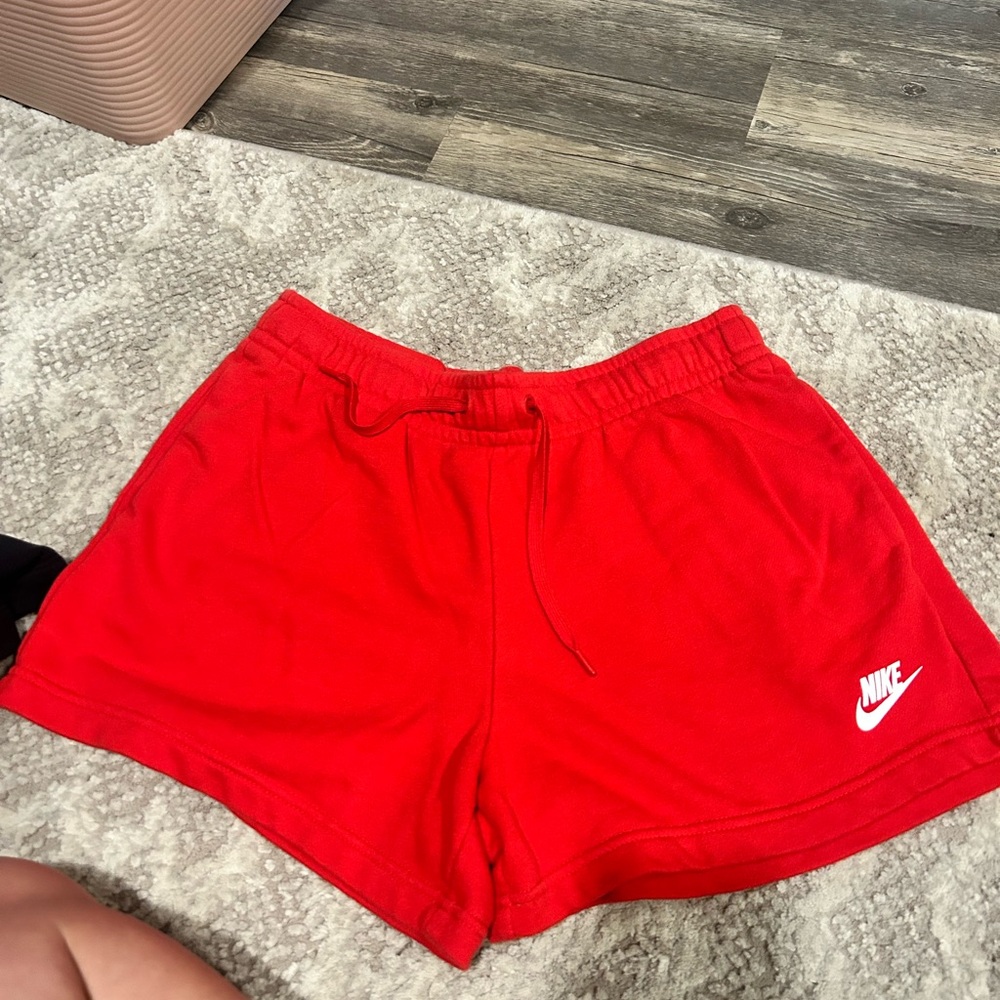 Nike Women's Bright Red Athletic Shorts